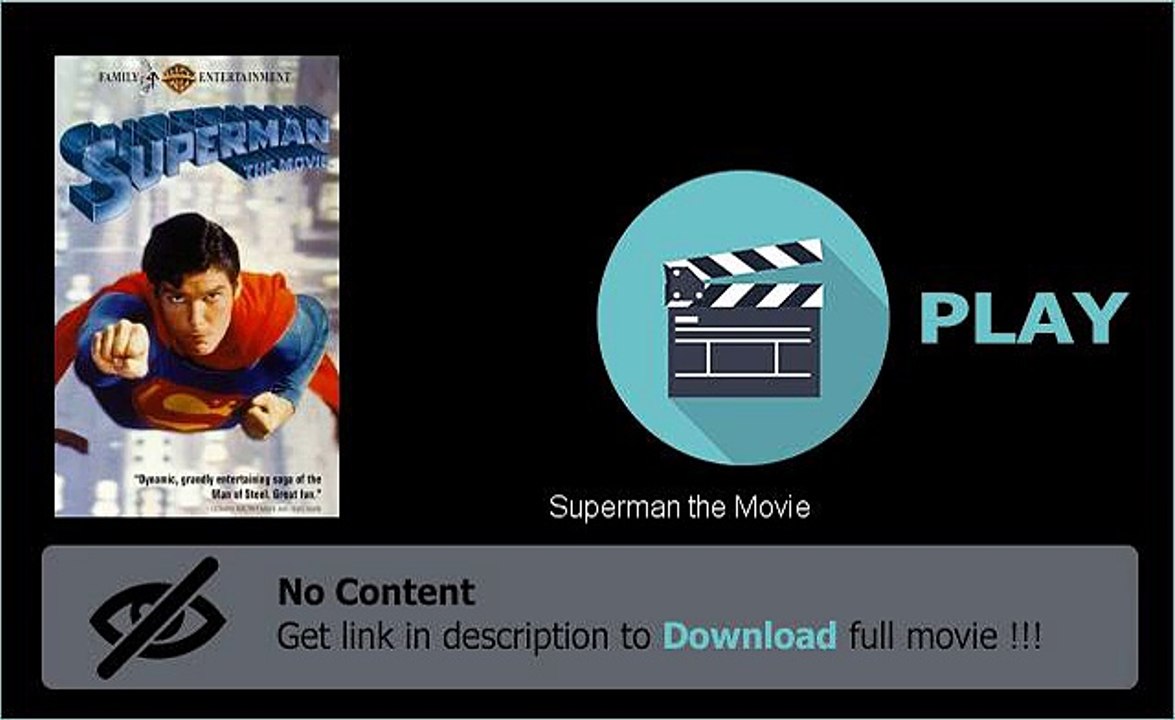 Superman the Movie Movie Download Film