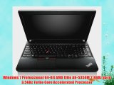 Lenovo ThinkPad Edge E545 20B20011US AMD Elite 15.6 Windows 7 Professional Business Notebook