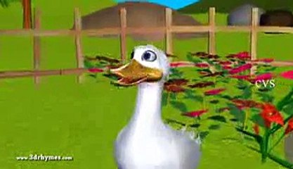 Five Little Ducks went out one day - 3D Animation English Nursery Rhyme song
