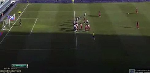 Davide Astori Goal - Udinese vs AS Roma 0-1 (SerieA) 06_01_2015