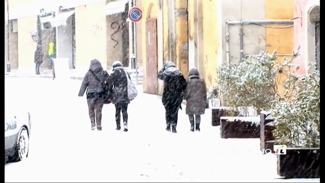Matera: prima neve sulla città dei Sassi
