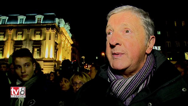 Clermont-Ferrand, place de Jaude, le 7 janvier 2015
