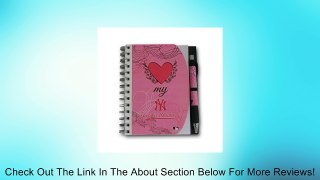 MLB New York Yankees 5x7 Pink Notebook and Pen Set-New York Stadium Review