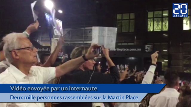 «Charlie Hebdo»: Hommage et Marseillaise à Sydney en Australie