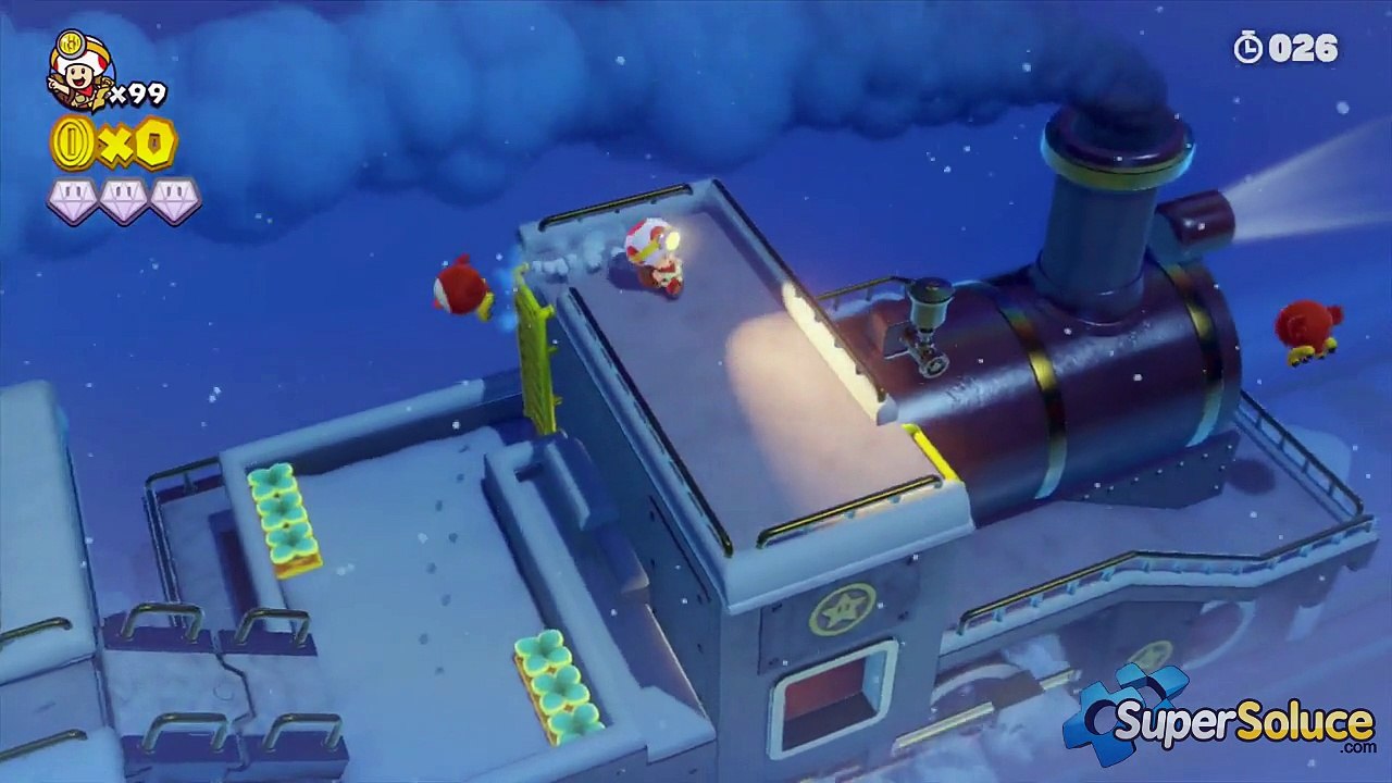 Captain Toad : L’Objectif Temps de Blizzard sur l’Étoile Express