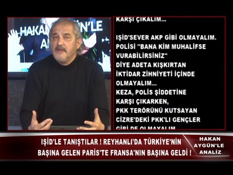 8 OCAK HAKAN AYGÜN ANALİZ