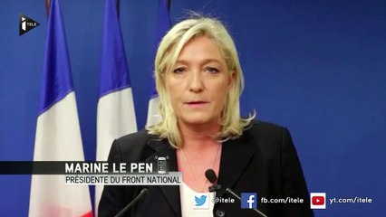Marine Le Pen dénonce son "exclusion" de la "marche républicaine