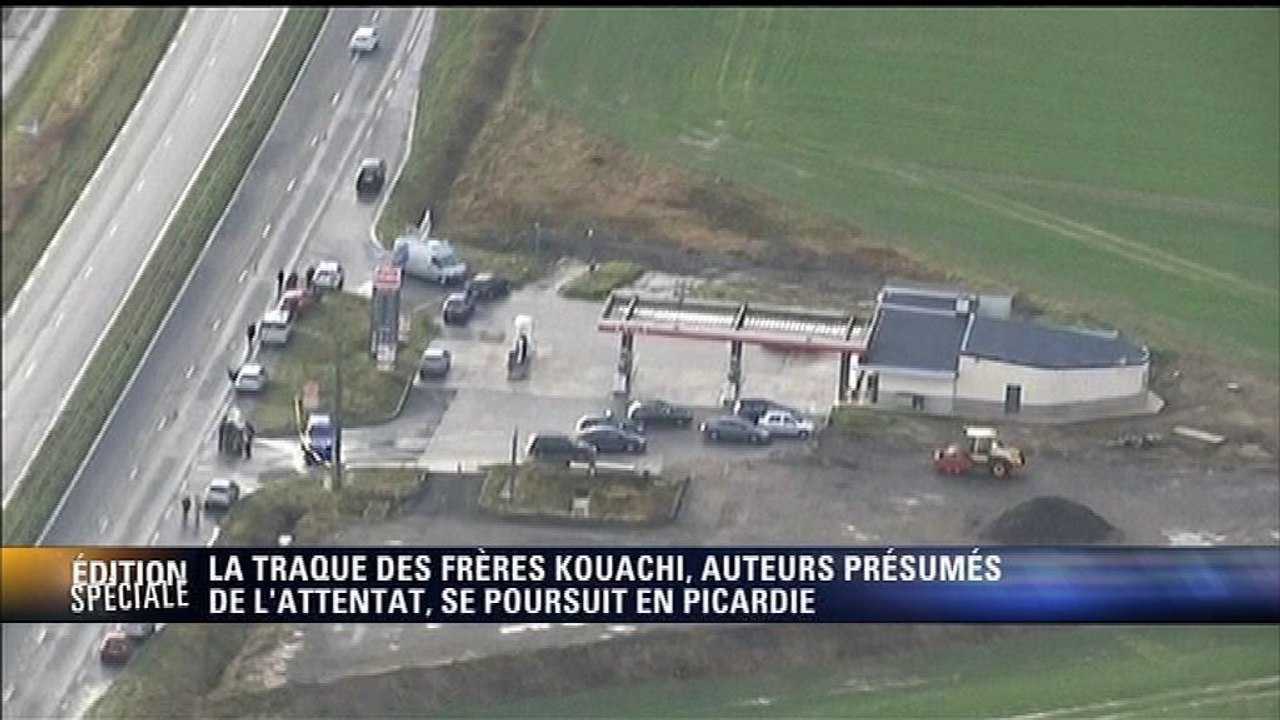 Frères Kouachi : la traque continue près de Villers-Cotterêts dans l'Aisne