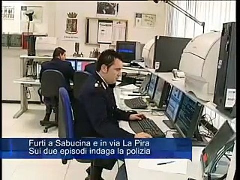 Furti a Sabucina e in via La Pira. Sui due episodi indaga la Polizia