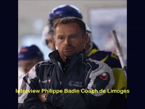 Hockey D2 - 2015-01-03 Interview Philippe Badin Coach de Limoges