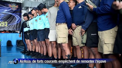 Indonésie: des plongeurs luttent pour atteindre l'épave