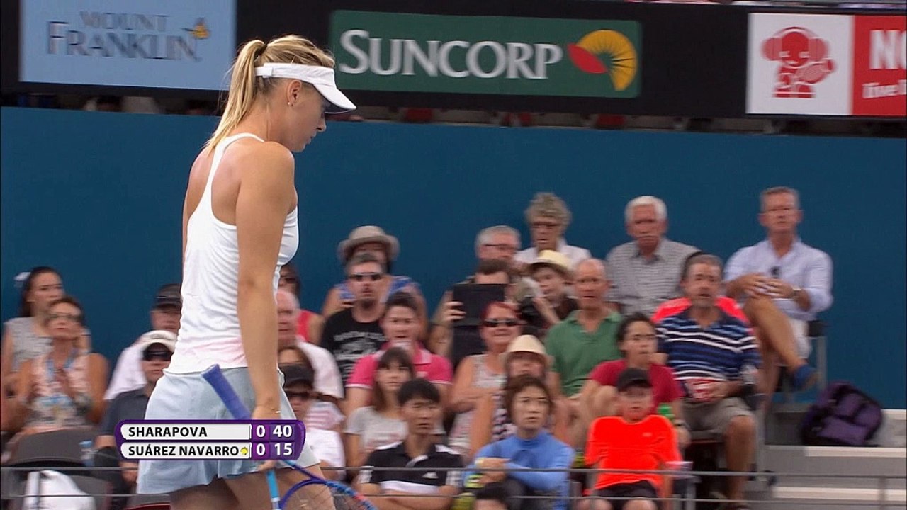 Brisbane: One-Woman-Show! Sharapova zu gut