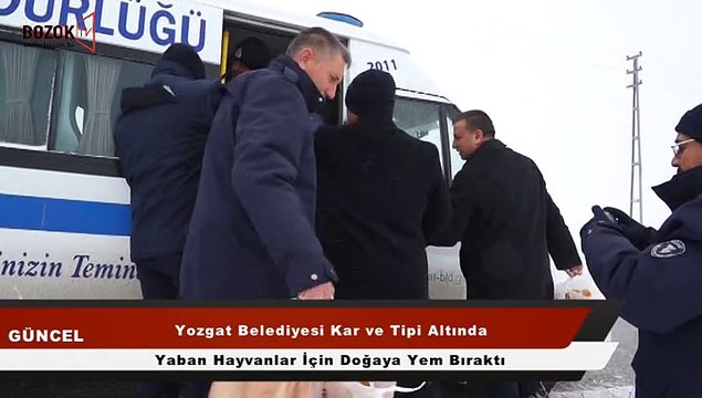 YABAN HAYVANLAR İÇİN DOĞAYA YEM BIRAKILDI