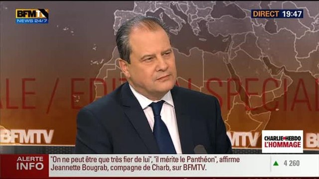 Attentat contre Charlie Hebdo: Vient qui veut et qui se sent concerné à la marche républicaine de dimanche , Jean-Christophe Cambadélis (3/3) - 08/01