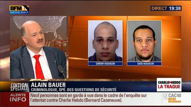Attentat contre Charlie Hebdo: Face au terrorisme, nous sommes meilleurs dans l’action-réaction que dans la prévention , Alain Bauer (2/3) - 08/01