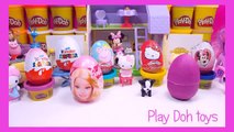 anna frozen barbie peppa pig kinder surprise eggs play doh egg hello kitty minnie