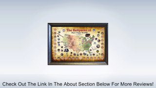Steiner Sports MLB Baseball Parks Map 20x32 Framed Collage with Game Used Dirt From 30 Parks Review