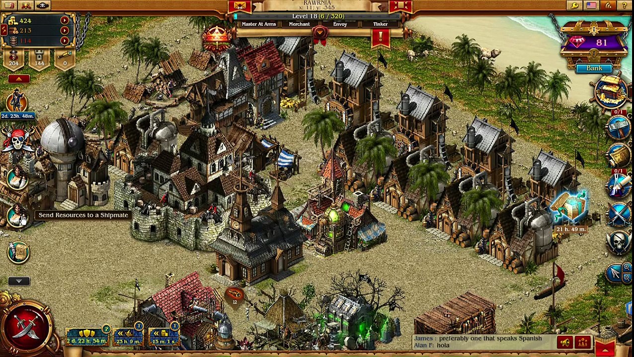 Pirates [Tides of Fortune] - Gameplay [2015] 5