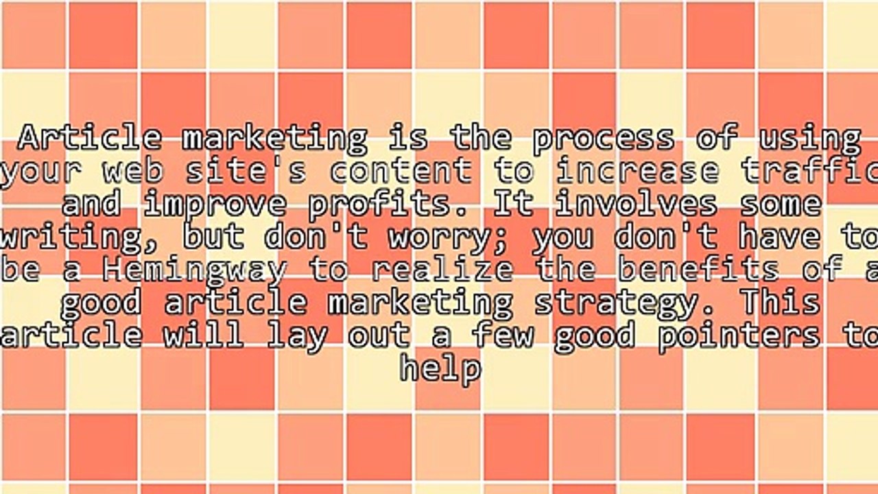 Article Marketing Techniques That Will Change The Way To Get Traffic