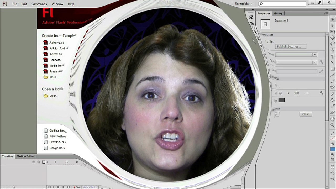01. New Documents and Setting Document Properties-adone flash