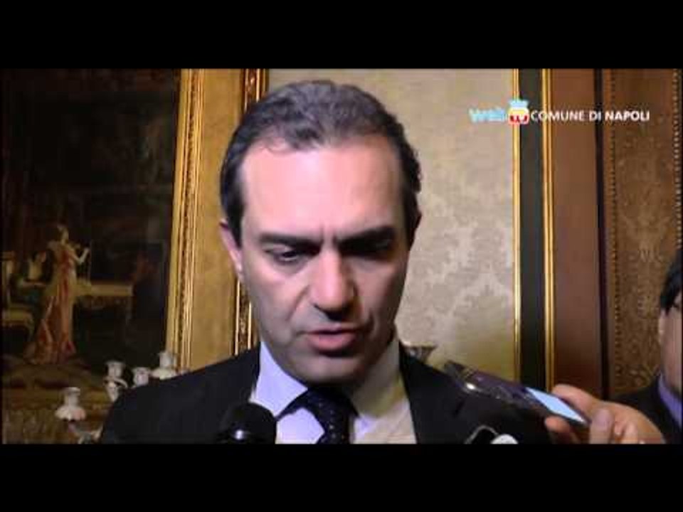 Napoli - De Magistris: "Felici che tutti i napoletani possano salutare Pino Daniele" (07.01.15)