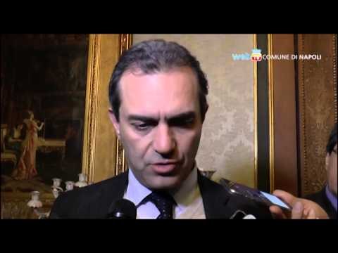 Napoli - De Magistris: Felici che tutti i napoletani possano salutare Pino Daniele (07.01.15)
