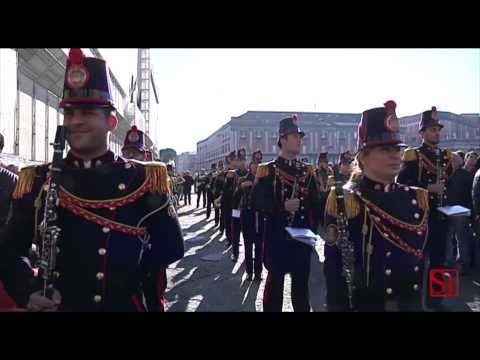 Napoli - La Befana dei Vigili del Fuoco in Piazza Plebiscito -2- (06.01.15)
