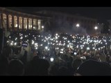 Napoli - In 100mila al flash mob per Pino Daniele -2- (06.01.15)