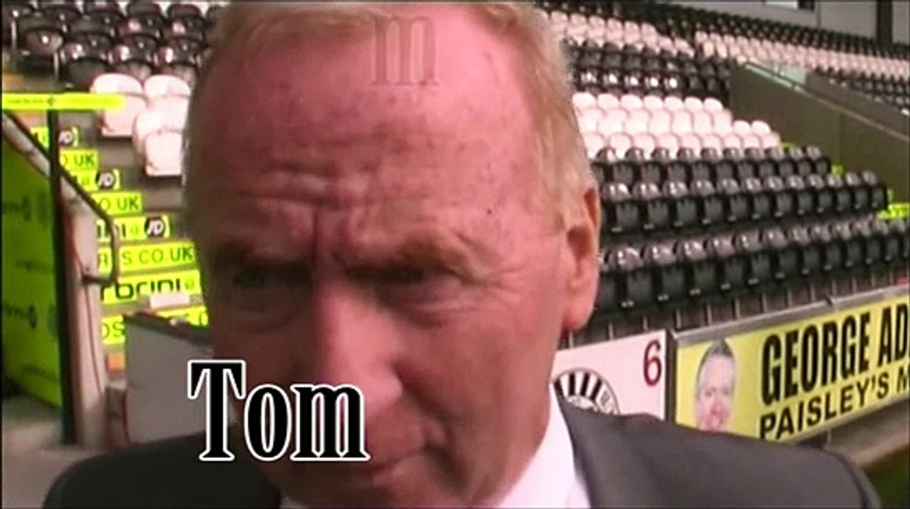 Tommy Craig ^ Match Reaction ^ St Mirren v Celtic ^ 27-09-2014