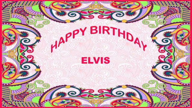 Elvis Birthday Postcards Postales - Happy Birthday