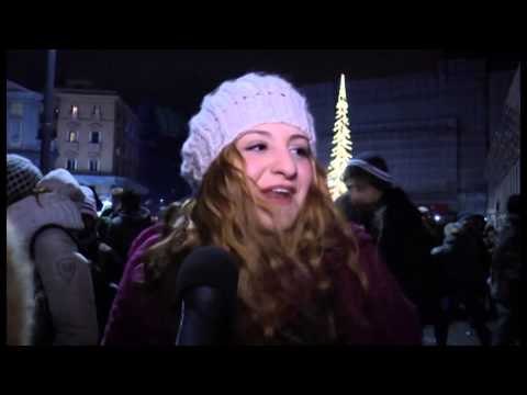 Napoli - Capodanno, la festa di piazza del Plebiscito (02.01.15)