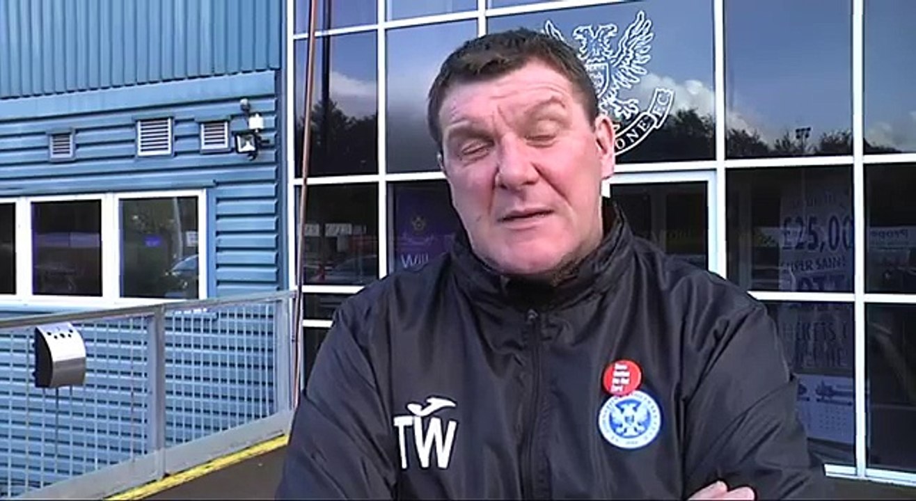 Tommy Wright's Saints are ready for Killie clash