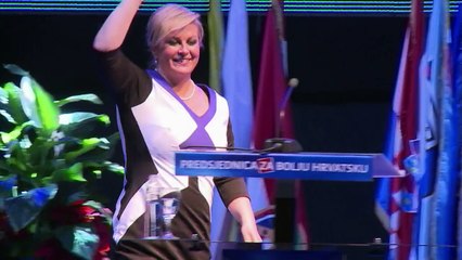 Croatian presidential runner rallies voters for run-off polls