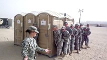 How many people can you squeeze into a portable toilet
