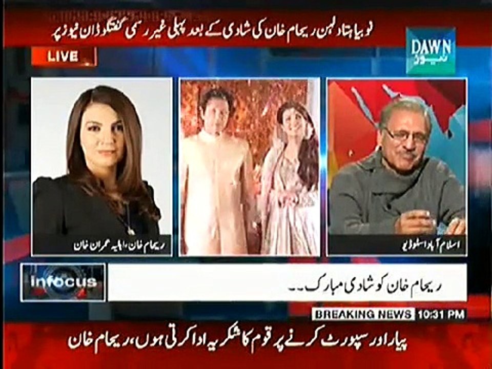 Reham Khan's First Exclusive Interview With Dawn News After Her Marriage With Imran Khan