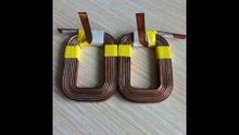 Coil winding of starter magnetic field