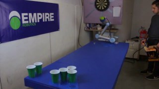 Le robot qui joue à Beer-Pong