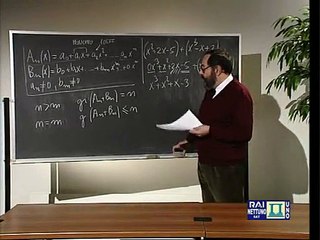 Corso propedeutico di Matematica - Lez 14 - Polinomi e operazioni sui polinomi