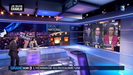 Solidarité avec Charlie Hebdo à Londres