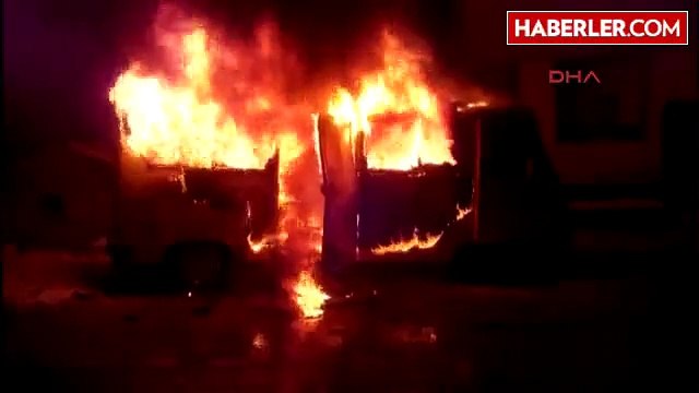 Kundaklama Anı Güvenlik Kamerasında