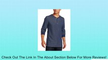Tommy Bahama Men's Vintage Waffle Knit Henley, Navy Heather, Small Review