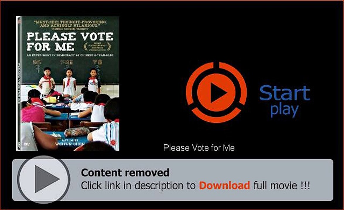 How To Download Please Vote for Me Movie