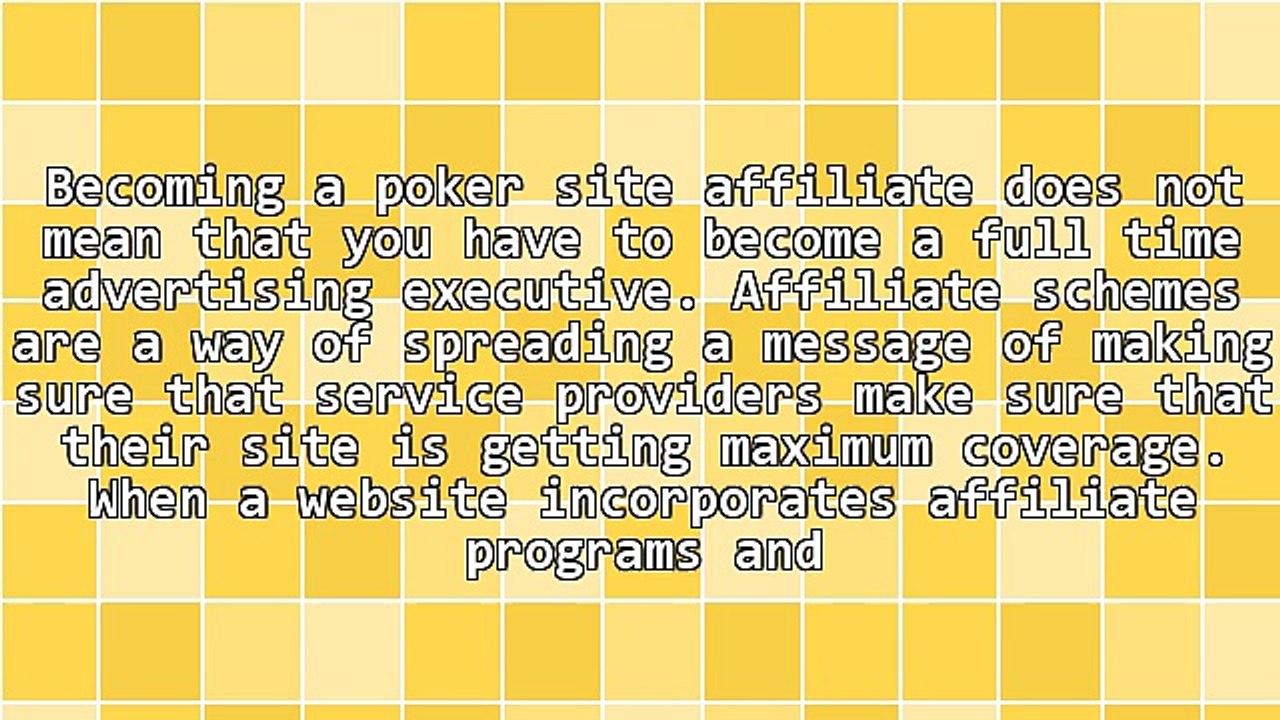 Poker Affiliate Program Success: Business Building Tips For Affiliates