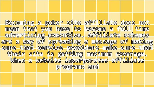 Poker Affiliate Program Success: Business Building Tips For Affiliates