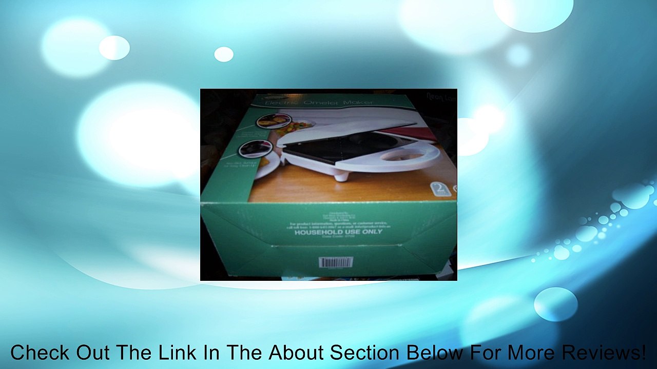 Kitchen Gourmet Omelet Maker Item 520409 Review