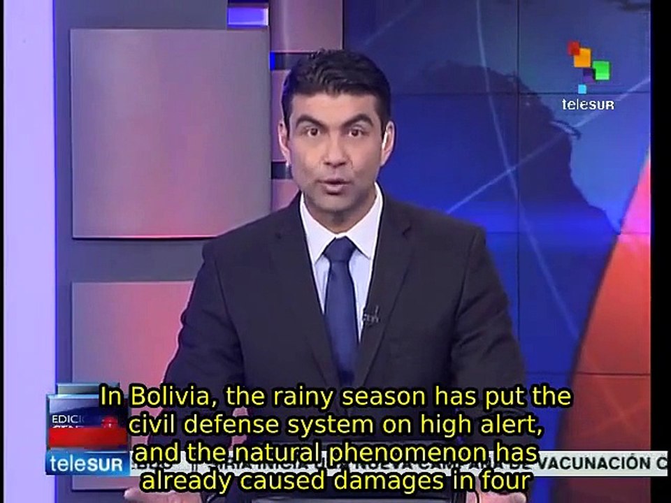 Bolivian rainy season puts civil defense system, government on alert