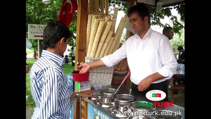 Turkish Ice Cream Vendor Works Wonders