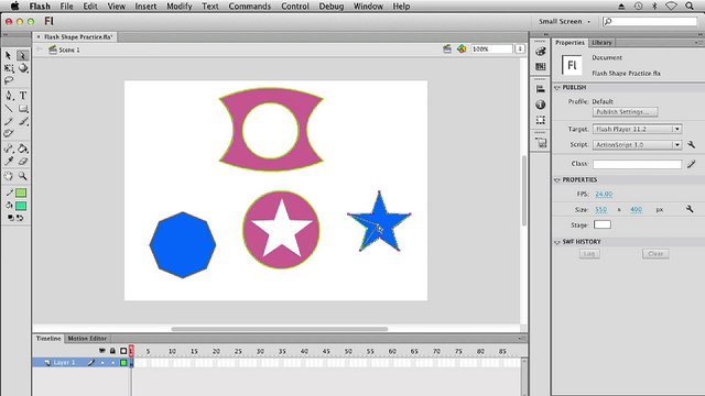 08. Modifying Shapes with the Direct Selection Tool and Subselection Tool-adone flash