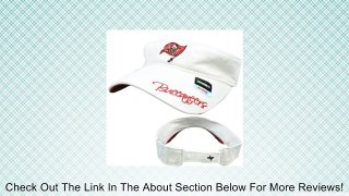 NFL Reebok Rbk Tampa Bay Buccaneers White Red Football Womens Ladies Visor Hat Review