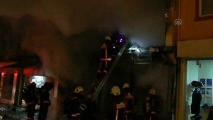 Pendik'te İş Yeri Yangını